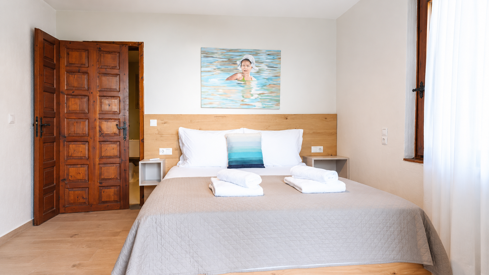 Bright double bedroom